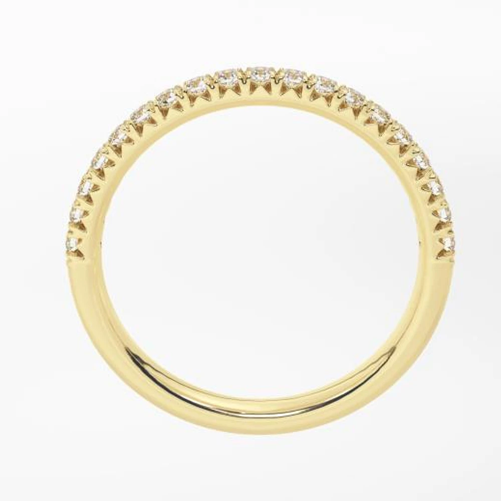 New Brilliance Lab Grown 0.33CTW Diamond Band in 14K Yellow Gold