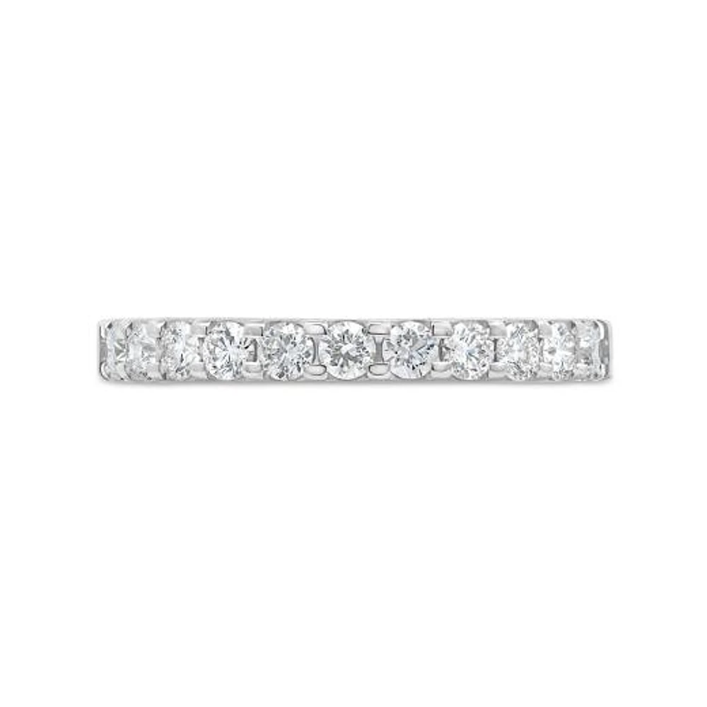 New Brilliance 14K White Gold Lab Grown 0.50CTW Diamond Band