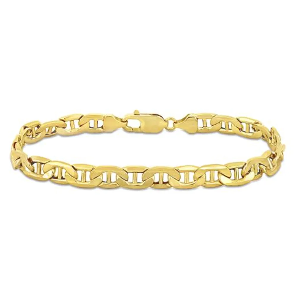 Figaron Chain Bracelet 7mm Stainless Steel Link  Gold Filled Minimalist  Jewelry For Men Women  Bracelets  AliExpress