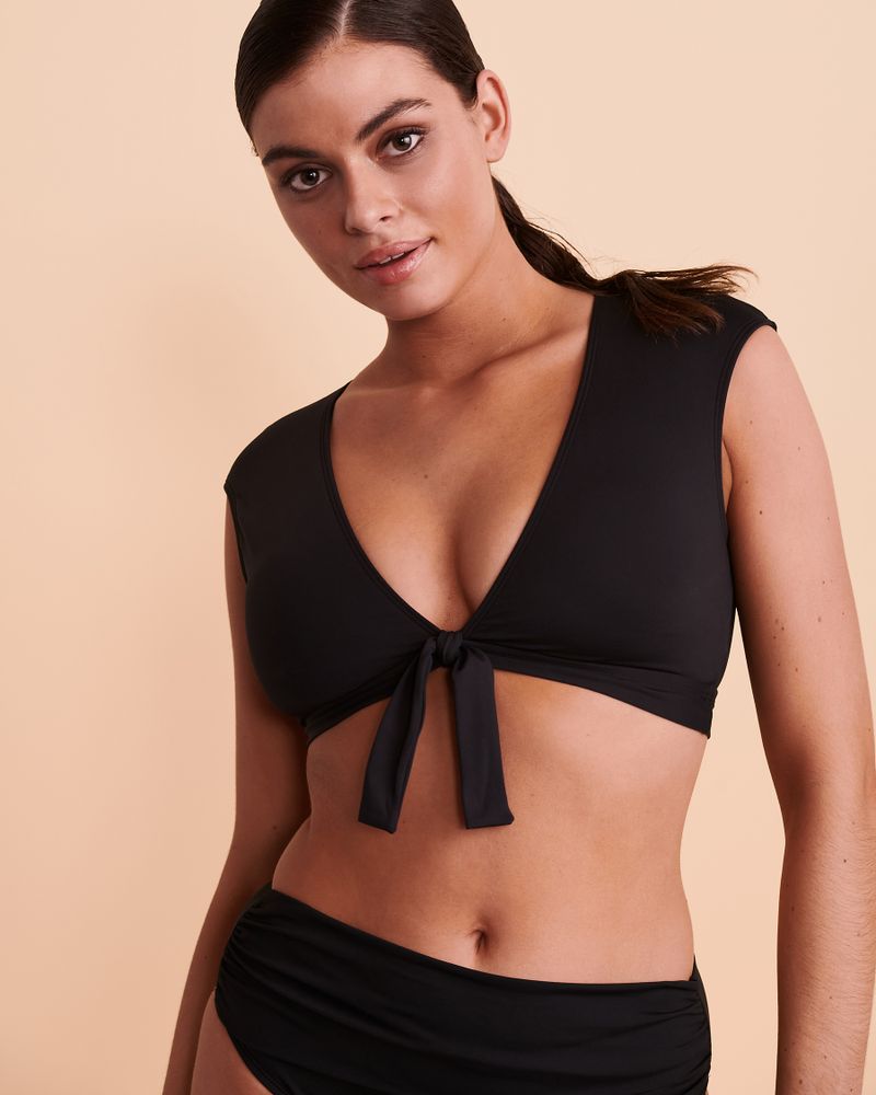 KORE Tie Front Crop Bikini Top