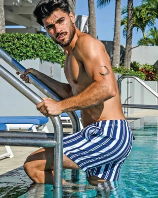 STRIPES Volley Swimsuiit