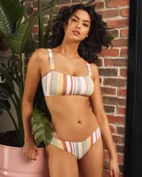 Haut de bikini bralette IRREGULAR STRIPE