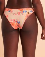 CORAL PEONY Reversible Cheeky Bikini Bottom