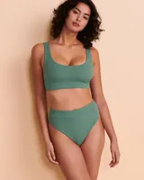 Haut de bikini bralette réversible Donna EUCALYPTUS GREEN