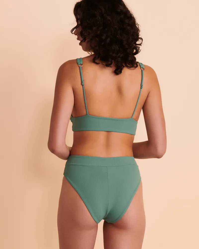 Haut de bikini bralette réversible Donna EUCALYPTUS GREEN