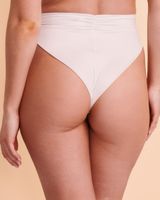 PURE WHITE High Waist Bikini Bottom