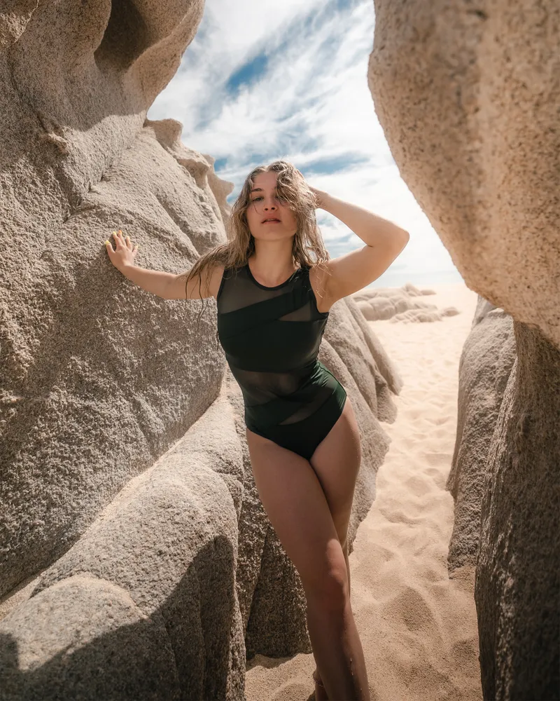 BASIX Mesh Inserts One-piece Swimsuit
