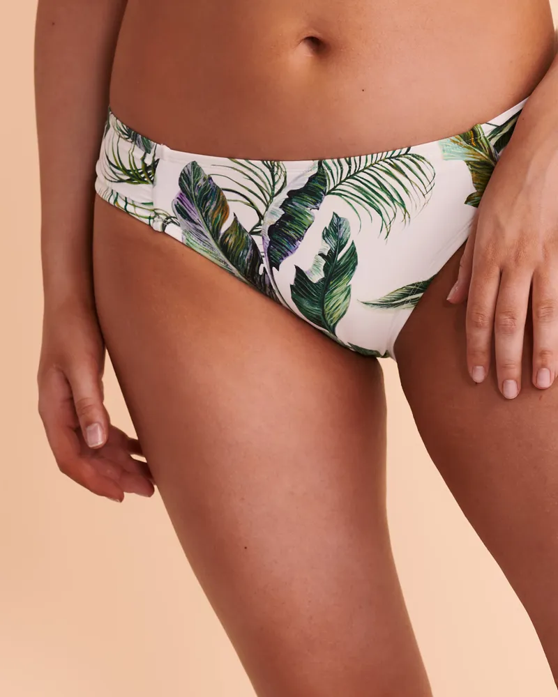 THE JUNGLE LOOK Gathered Sides Bikini Bottom