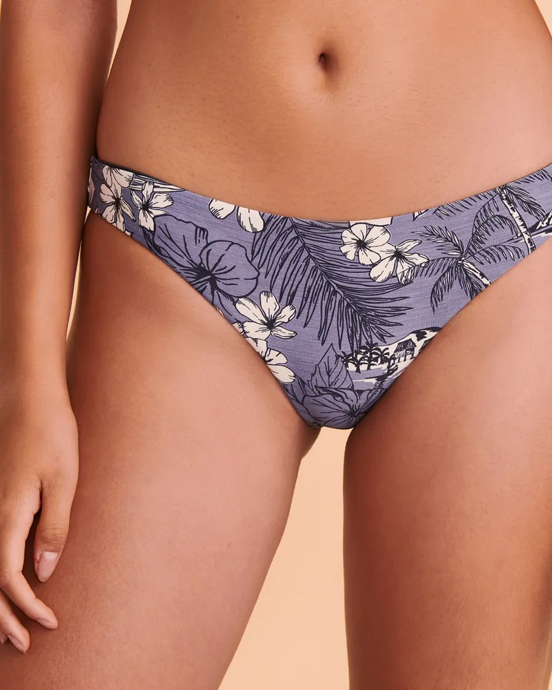 Silky Island Cheeky Bikini Bottoms - Root Beer