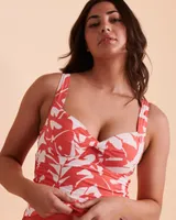 Haut tankini torsadé Retro COASTAL PALM