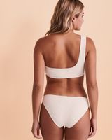 TWIST RIB One Shoulder Bandeau Bikini Top