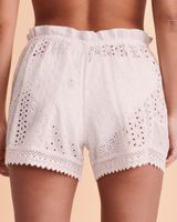 High Waist Eyelet Shorts