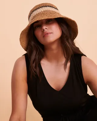 Crochet Detail Bucket Hat