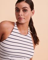 CATCH OF THE DAY High Neck Tankini Top