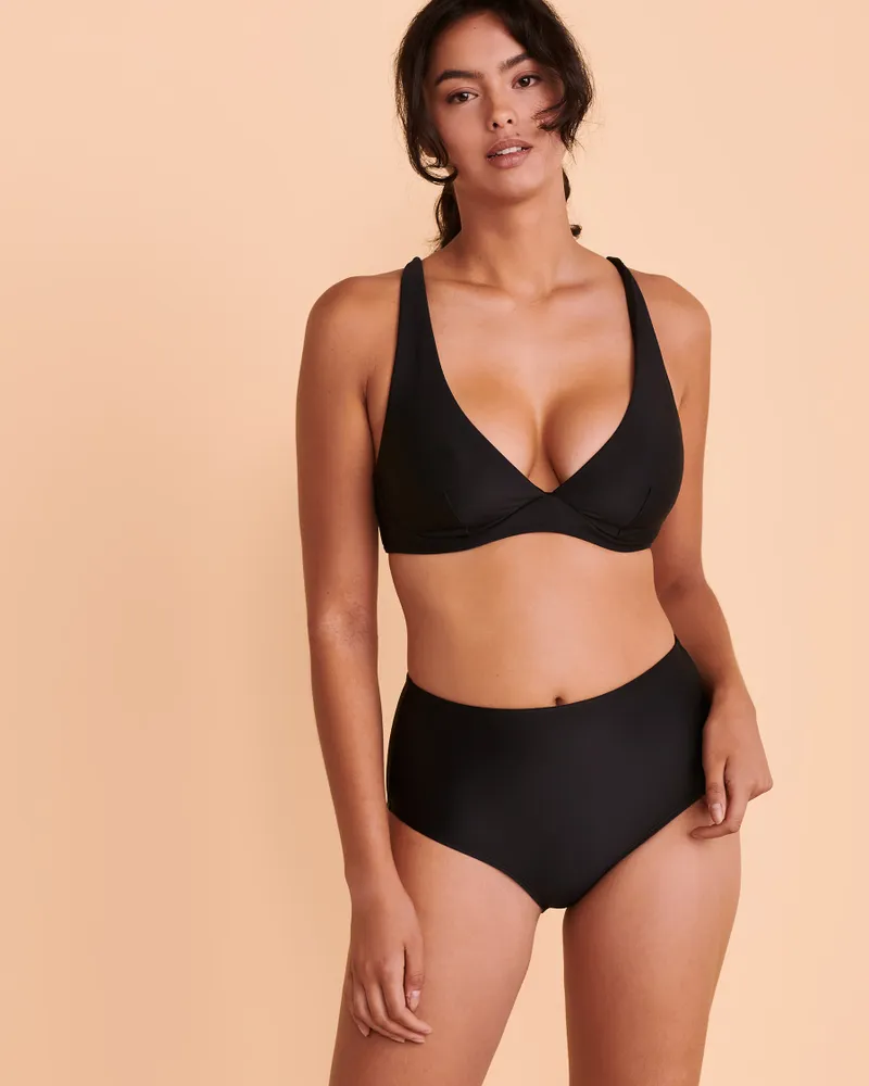 Bas de bikini taille haute CLASSIC SURF