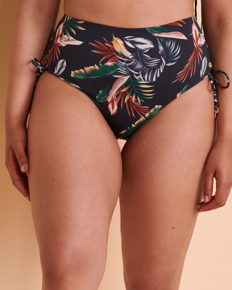 DARK JUNGLE High Waist Bikini Bottom