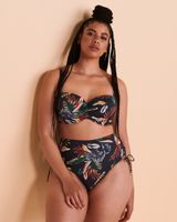 DARK JUNGLE High Waist Bikini Bottom