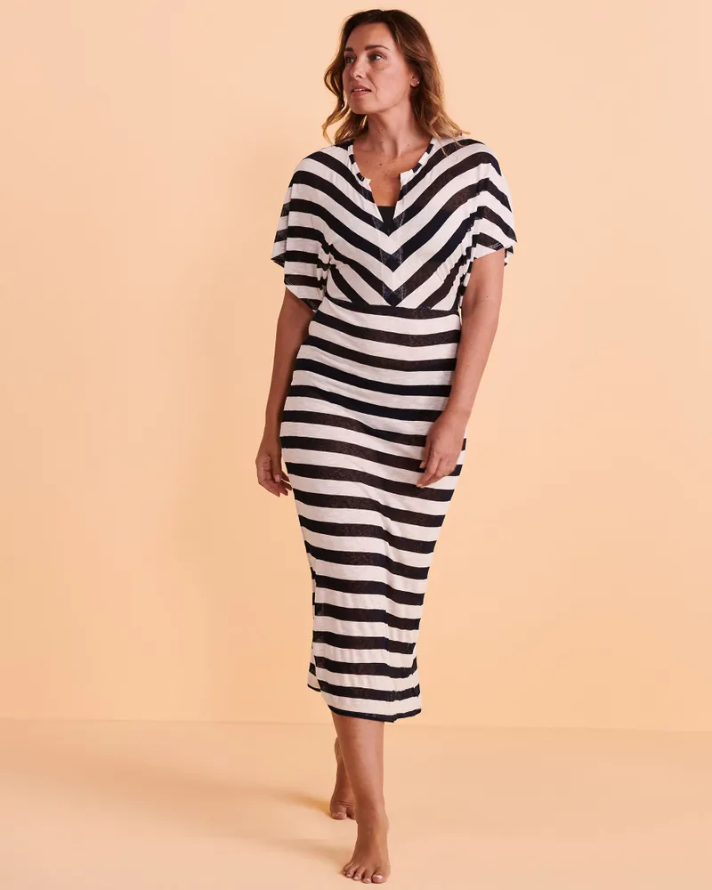 Robe maxi en jersey doux