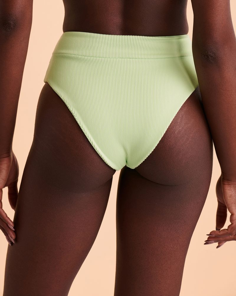 NEON LIME High Leg Bikini Bottom