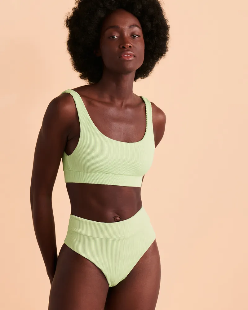 Haut de bikini bralette NEON LIME