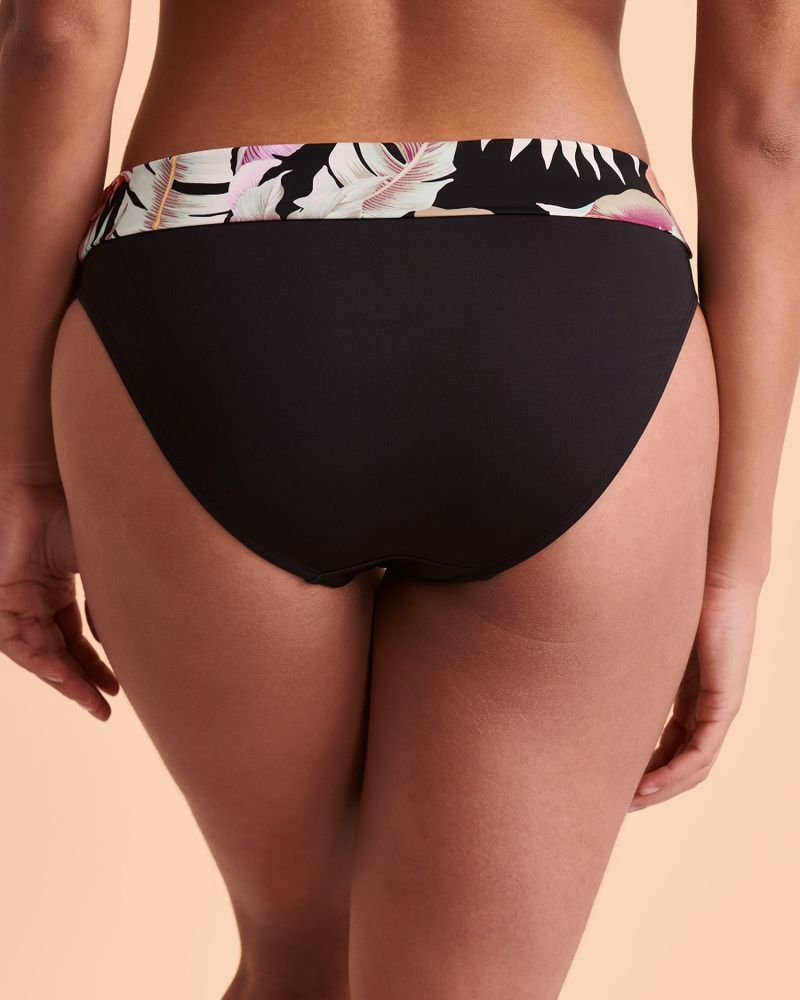 FLIRTATION Contrasting Waistband Bikini Bottom