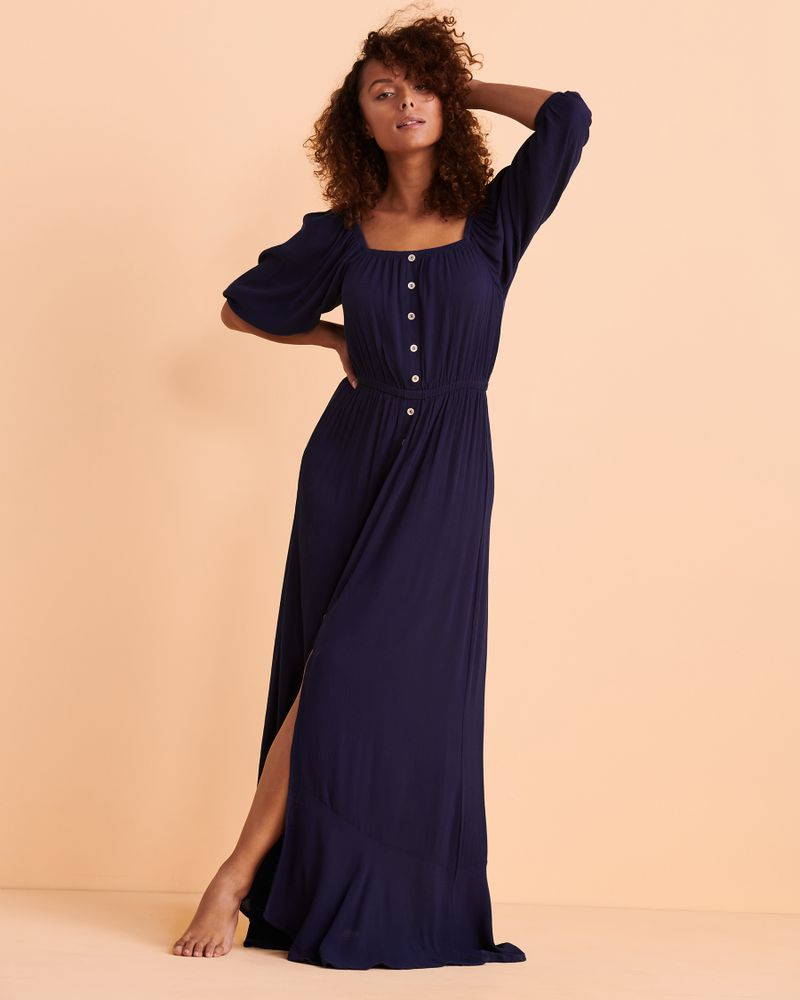 Maxi Dress with Buttons