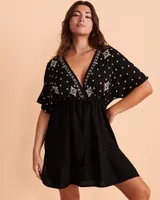 Caftan à broderies