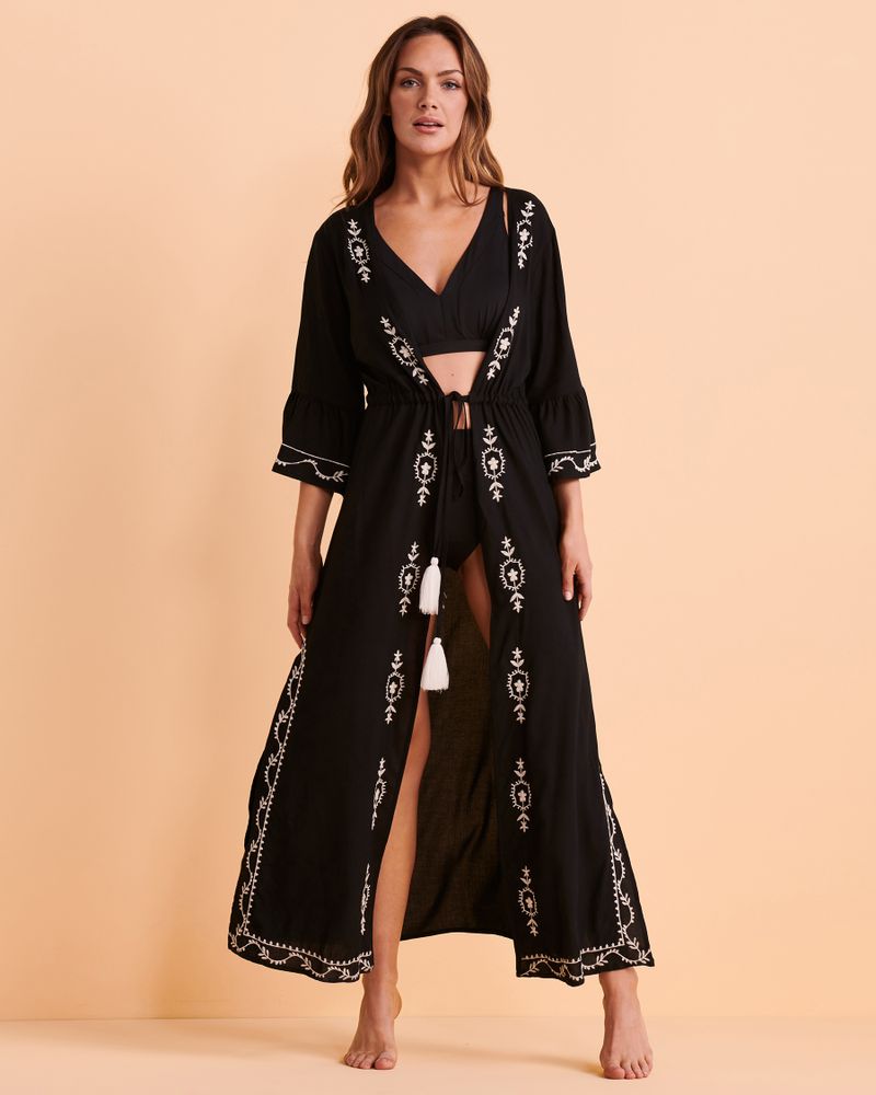 Embroidered Maxi Caftan