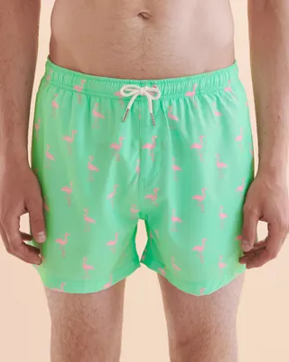 Green Flamingo Volley Swimsuit