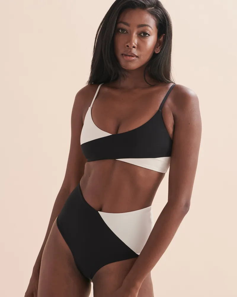 RIB D Cup Bralette Bikini Top