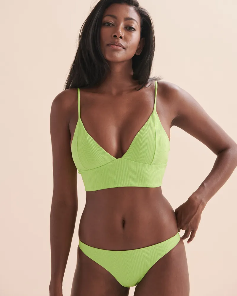 Tops  la Vie en Rose Womens GREEN SHADES Bralette Bikini Top