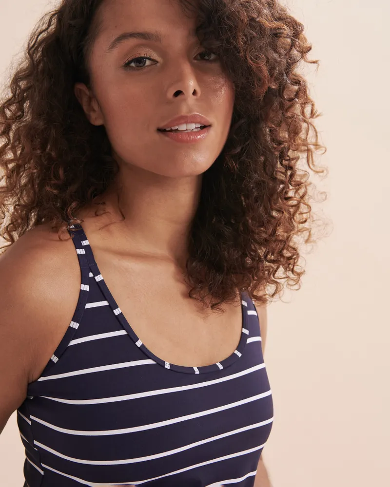 Catch of the Day Scoop Neck Tankini Top
