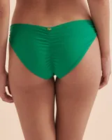 Ireland Green Ruched Bikini Bottom