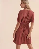 Ruffle Short Sleeve Dress