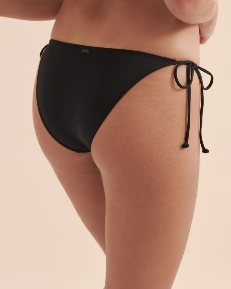 Saltwater Solids Side Tie Bikini Bottom