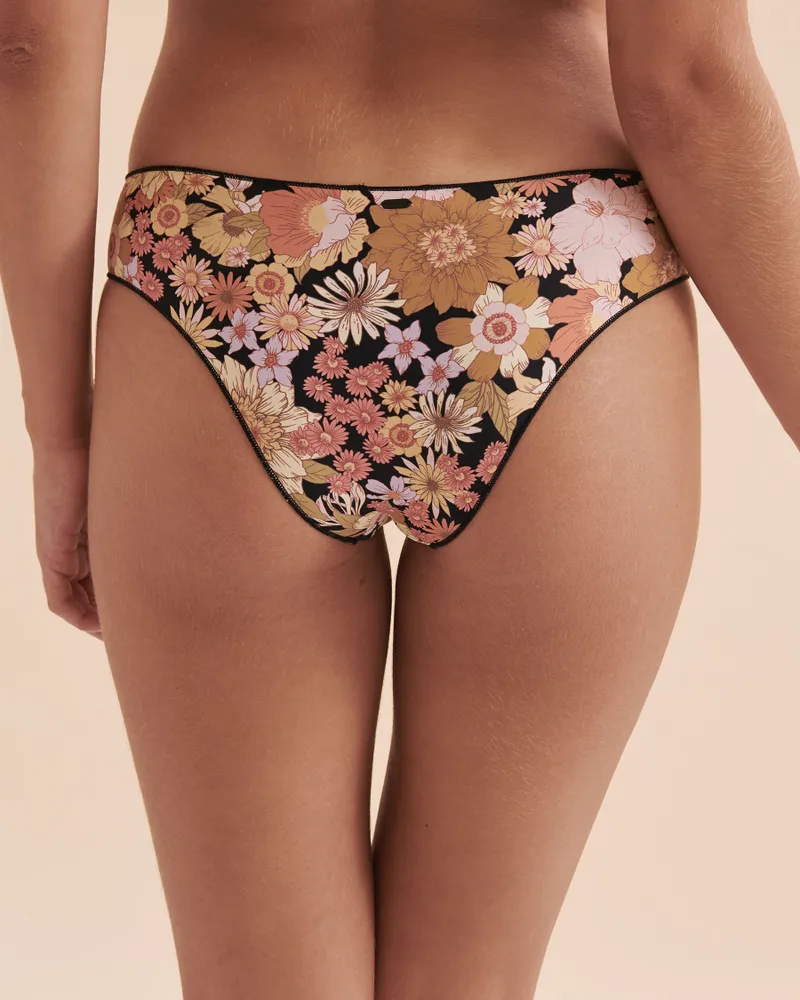 Mystic Floral Cheeky Hipster Bikini Bottom