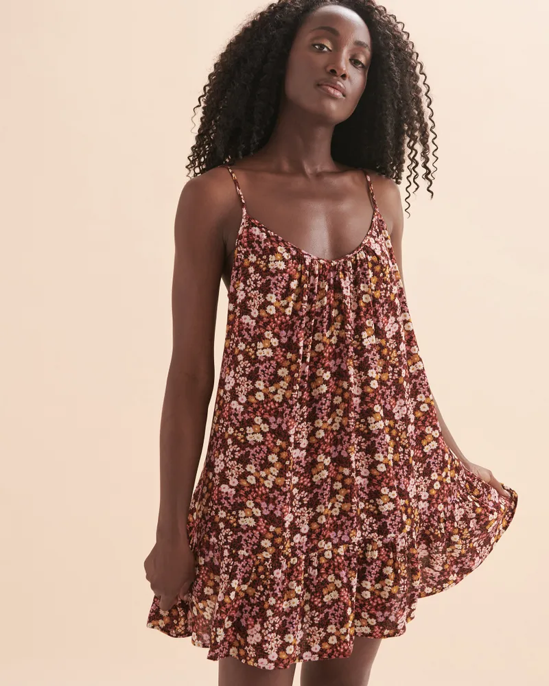 BILLABONG Beach Vibes Mini Dress