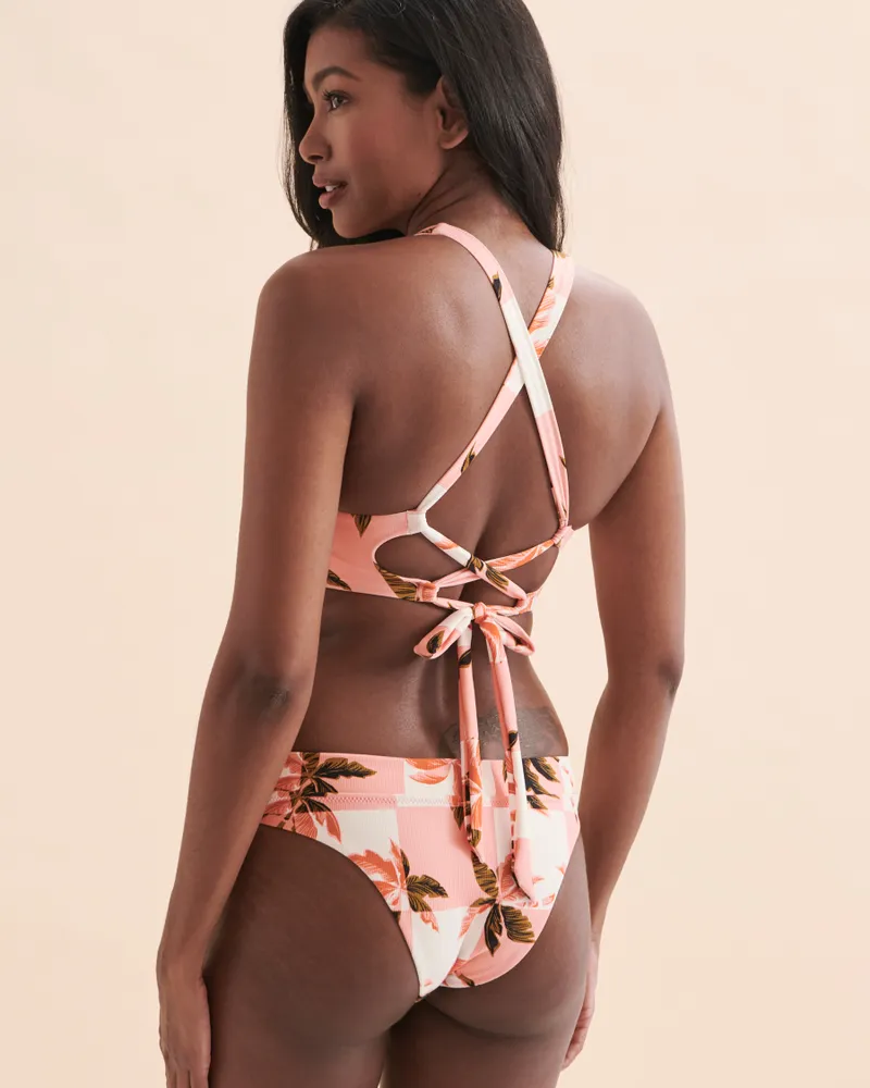 Palm Square Bralette Bikini Top