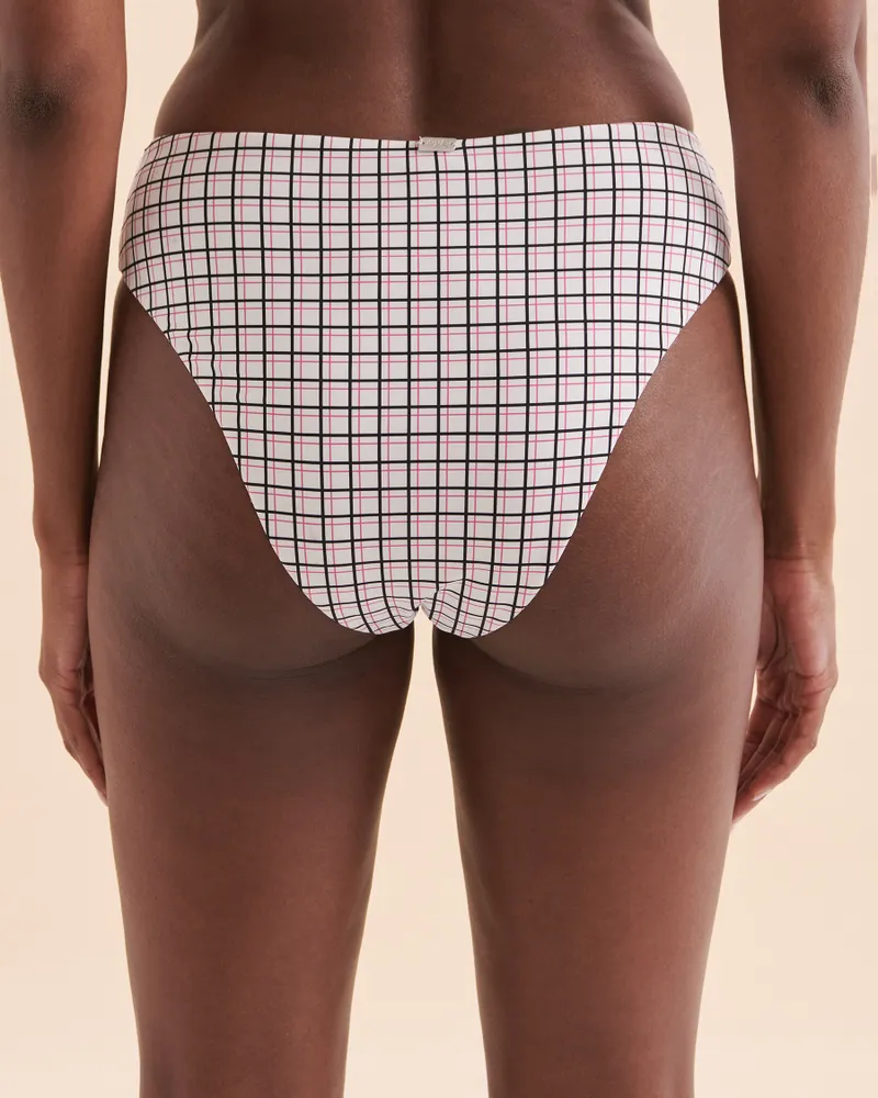 Plaid Brazilian Bikini Bottom