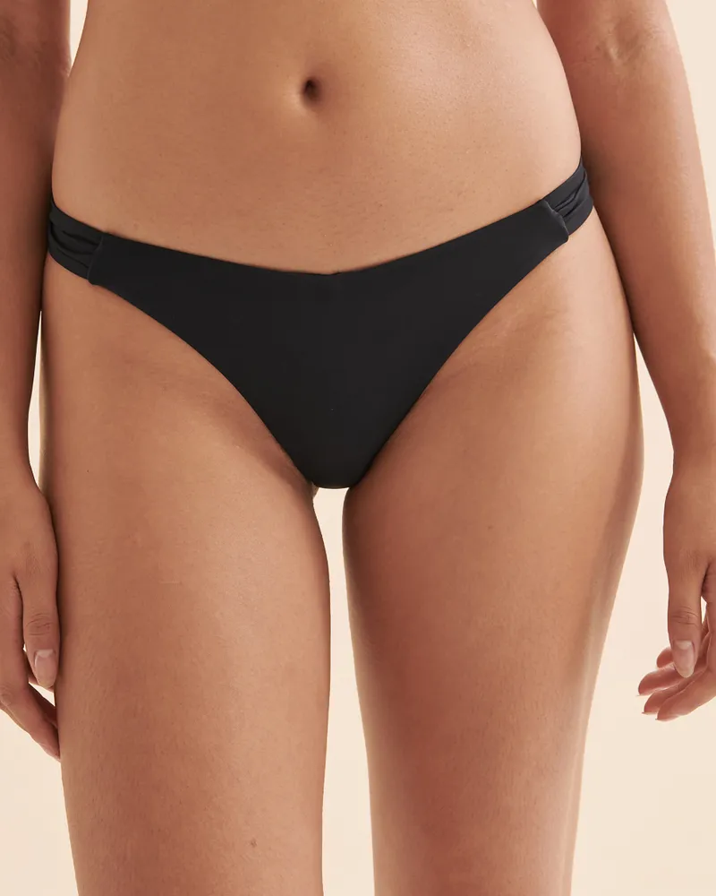 Solids - Black, Thong