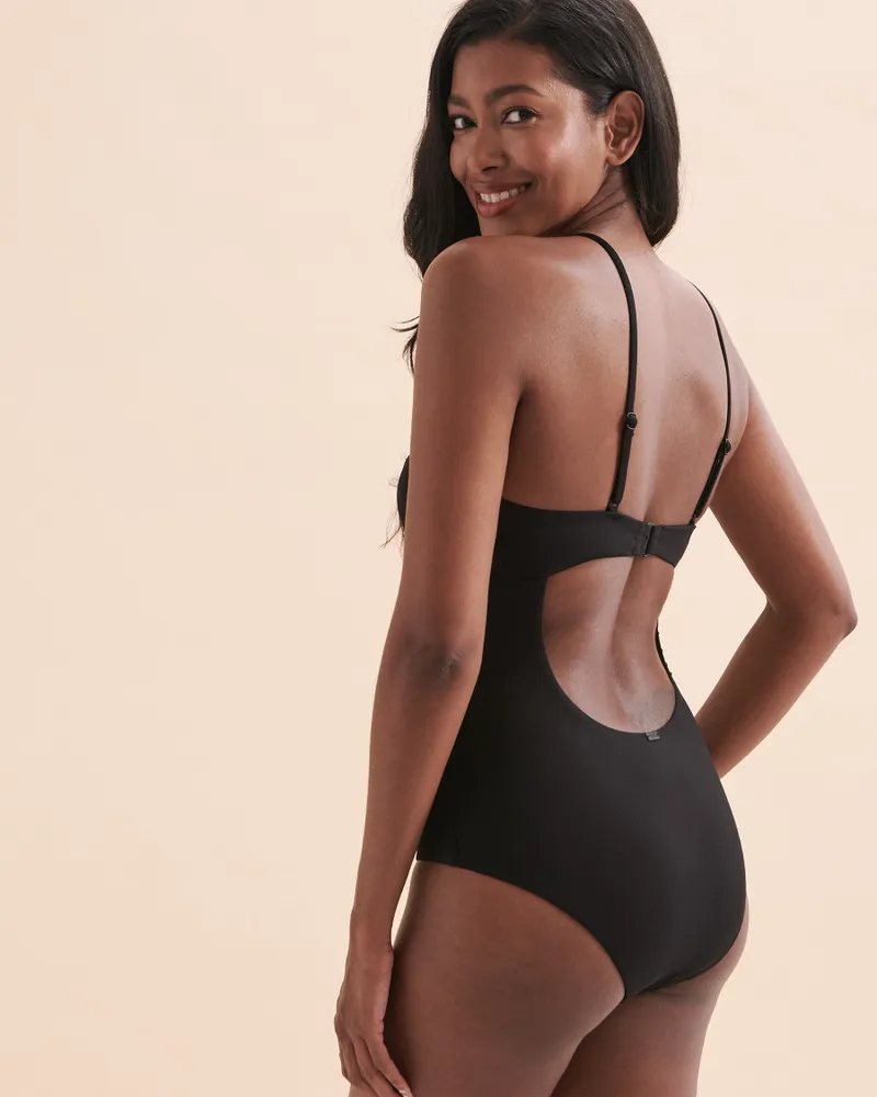 Ribbed One-piece Swimsuit
