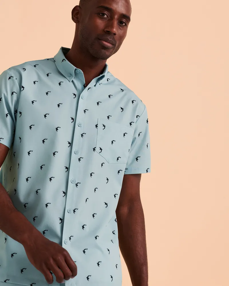 Short Sleeve Button-down Shirt