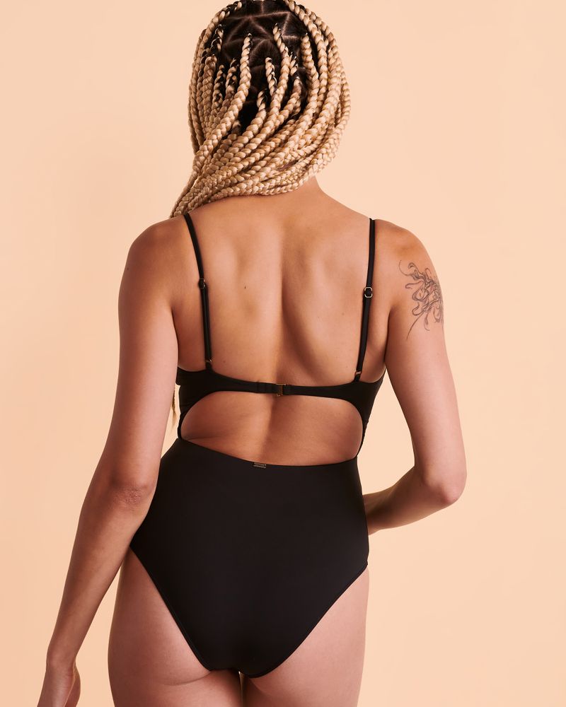 SALTWATER  Twisted One-piece Swimsuit