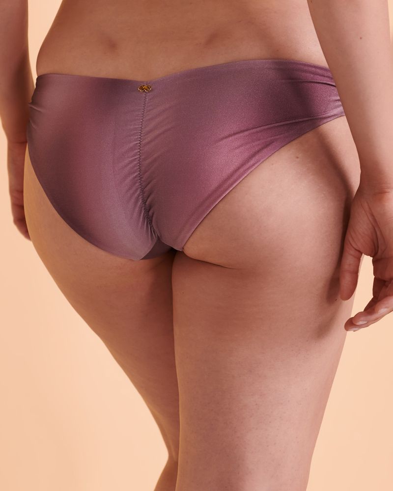 VIOLET SUNSET Ruched Bikini Bottom