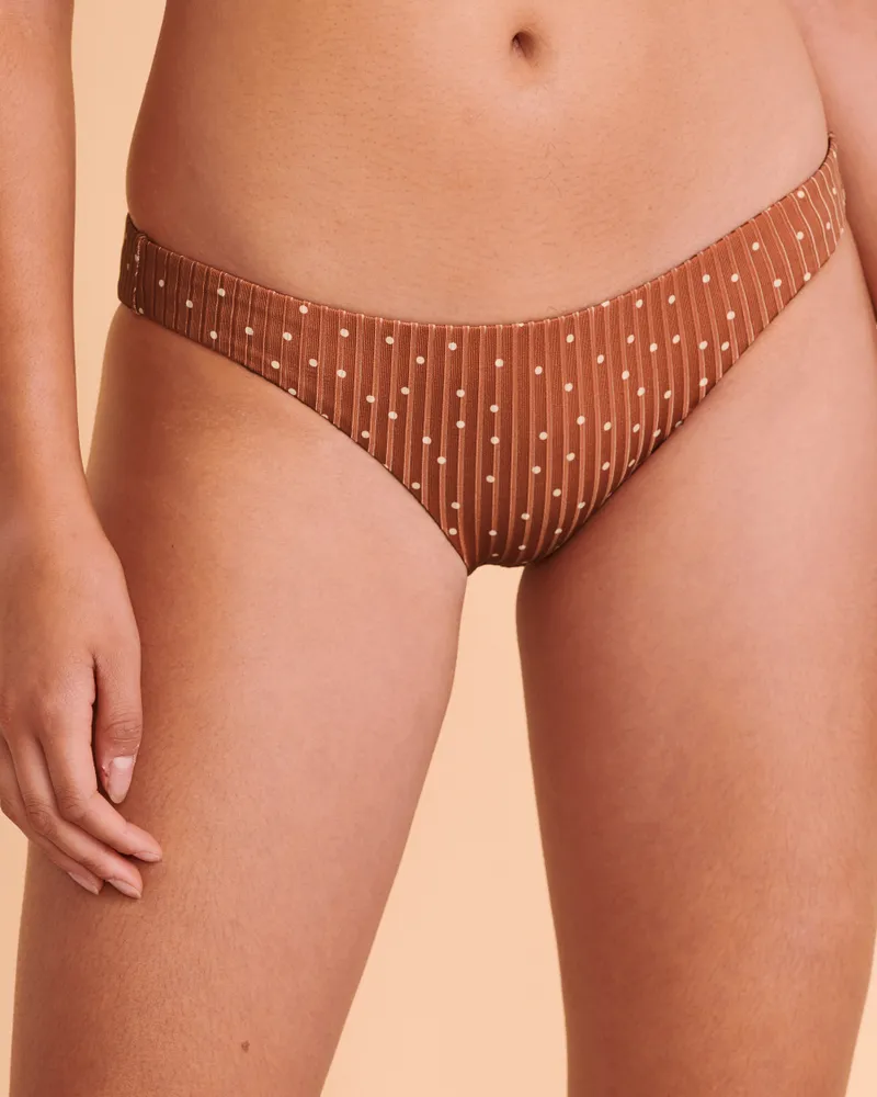 PREMIUM SURF Ribbed Cheeky Bikini Bottom