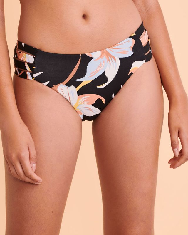 Hibiscus Wave - Hipster Bikini Bottoms for Women