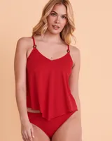 Haut tankini encolure en V SOLID