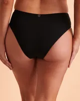 SOLID High Waist Bikini Bottom