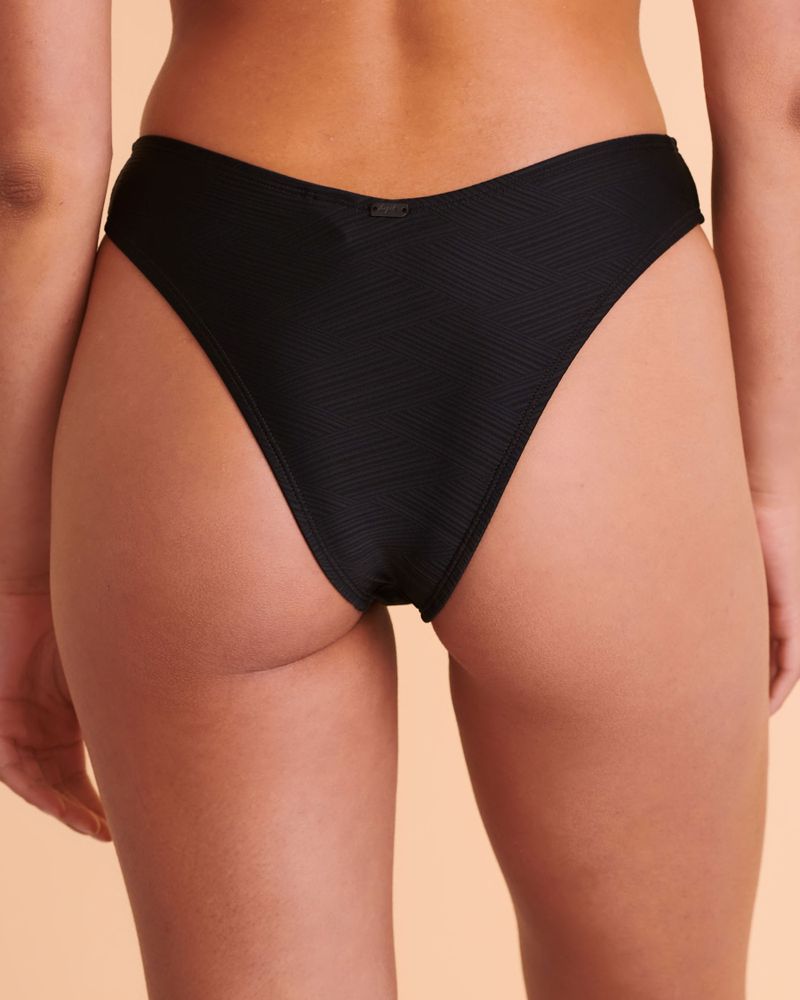 TEXTURED Thong Bikini Bottom