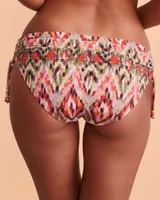 FREE SPIRIT Shirred Hipster Bikini Bottom